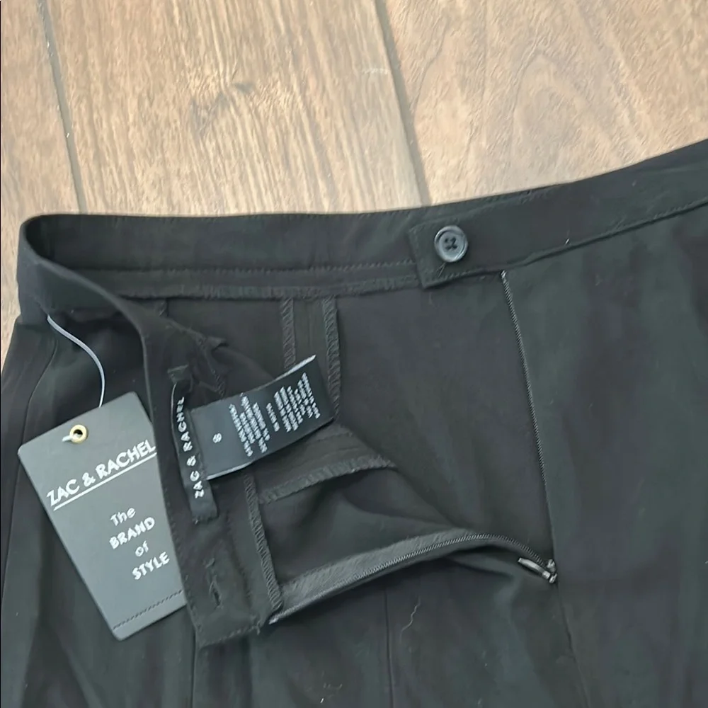 Zac & Rachel Black A-Line flare Skirt size 8 - Picture 6 of 9
